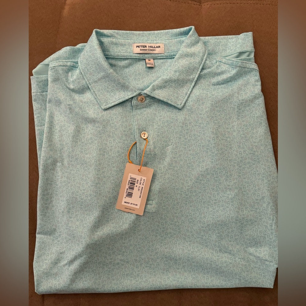 Peter Millar Summer Comfort Polo - Medium NWT